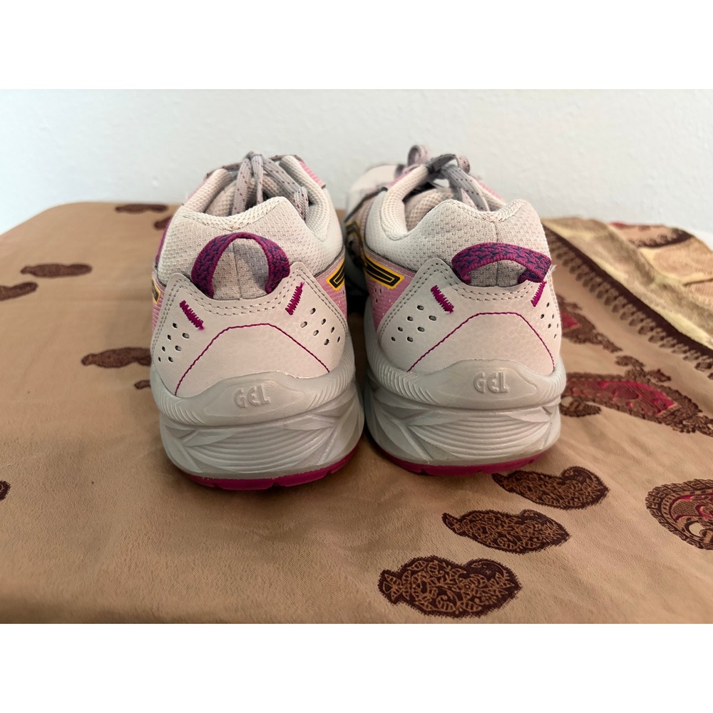 ASICS Gel-Venture 9 Trail Running Shoes Grey Pink Women 12 Wide Gorpcore Hiking - Picture 6 of 7
